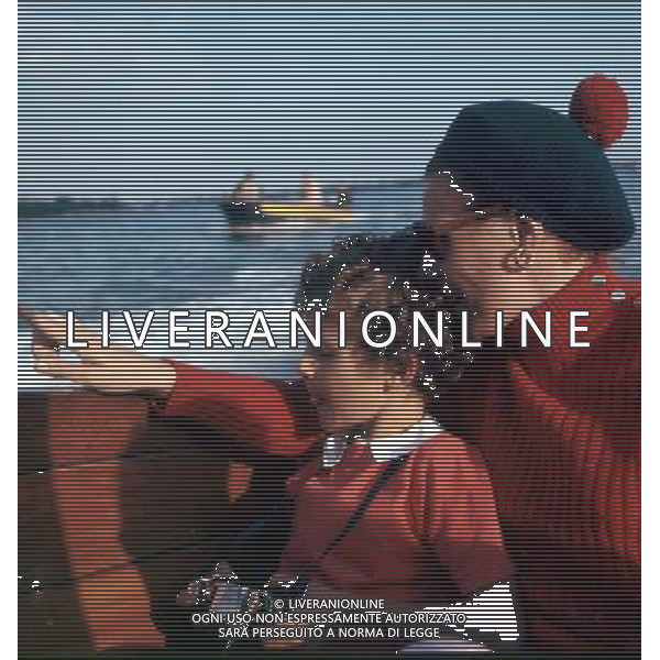 Ornella Vanoni Cantante con il figlio cristiano Archivio Ag. Aldo Liverani Sas retrospettiva