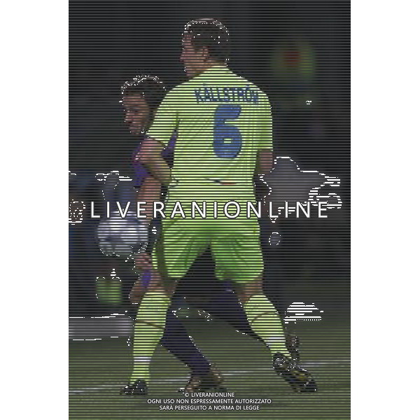 Lione (FRA) 18-09-2008 Champions League 2008/09 olympique Lyonnaise-fiorentina 2:2 nella foto alberto gilardino e kim kallstrom ph marco luzzani/ag aldo liverani s.a.s.