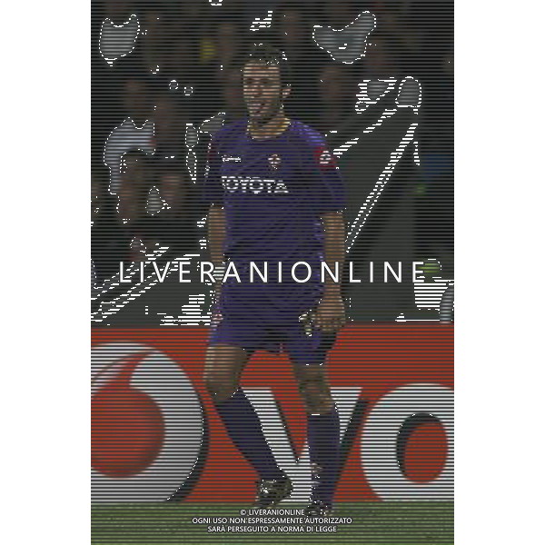 Lione (FRA) 18-09-2008 Champions League 2008/09 olympique Lyonnaise-fiorentina 2:2 nella foto alberto gilardino esulta dopo il 2 gol ph marco luzzani/ag aldo liverani s.a.s.