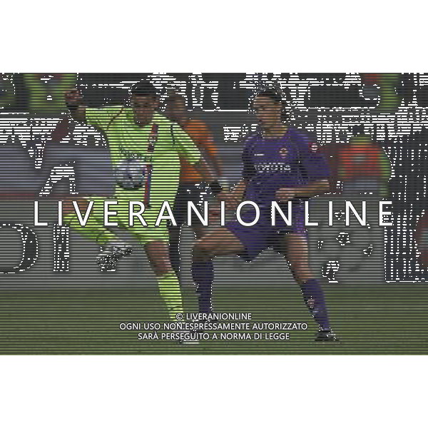 Lione (FRA) 18-09-2008 Champions League 2008/09 olympique Lyonnaise-fiorentina 2:2 nella foto fred e per kroldrup ph marco luzzani/ag aldo liverani s.a.s.
