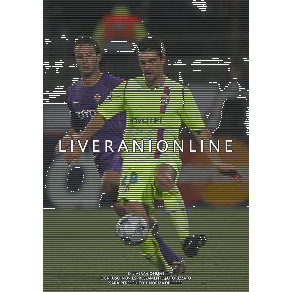 Lione (FRA) 18-09-2008 Champions League 2008/09 olympique Lyonnaise-fiorentina 2:2 nella foto jeremy toulalan e alberto gilardino ph marco luzzani/ag aldo liverani s.a.s.