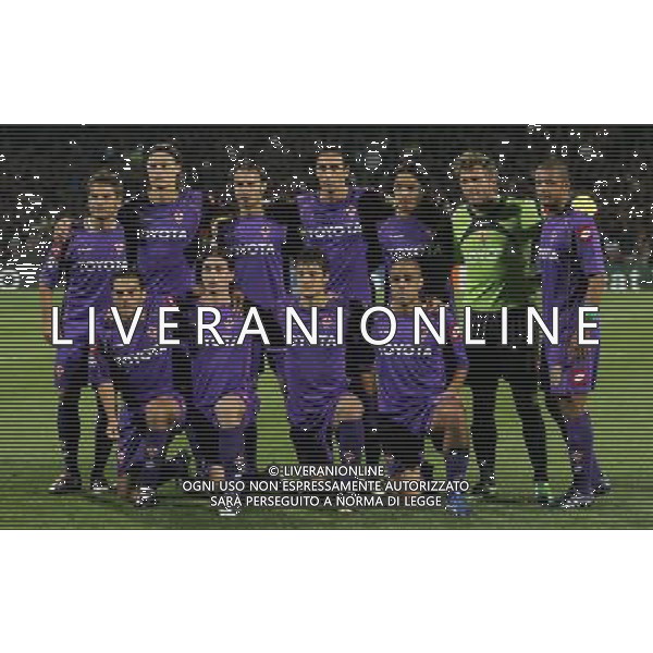 Lione (FRA) 18-09-2008 Champions League 2008/09 olympique Lyonnaise-fiorentina 2:2 nella foto formazione fiorentina ph marco luzzani/ag aldo liverani s.a.s.