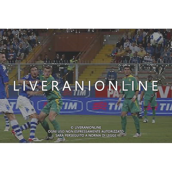 ©Manuele Viganti/Press Photo 18-09-2008 Genova Sport Calcio Sampdoria Kaunas Coppa Uefa 2008/2009 Nella foto: gol di bonazoli ag aldo liverani