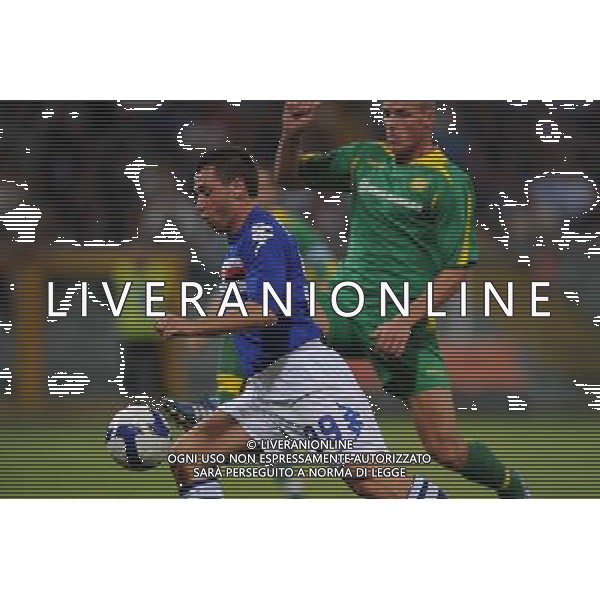 ©Manuele Viganti/Press Photo 18-09-2008 Genova Sport Calcio Sampdoria Kaunas Coppa Uefa 2008/2009 Nella foto: cassano antonio ag aldo liverani