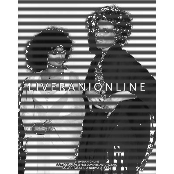 Ornella Vanoni Cantante con Marcella Bella Archivio Ag. Aldo Liverani Sas retrospettiva