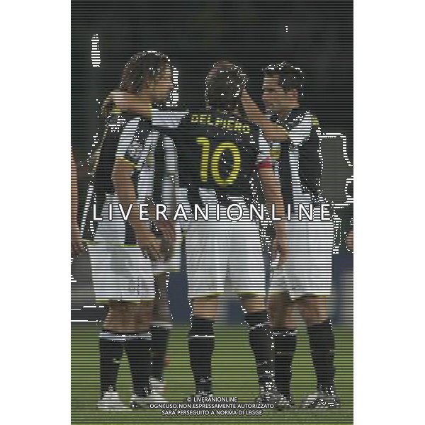 Juventus - Zenit San Pietroburgo Champions League 2008/2009 17-09-2008 Torino Nella foto: alessandro Del Piero con Amauri salihamidizic hasan ©Alessandro Falzone/Press Photo/AG ALDO LIVERANI