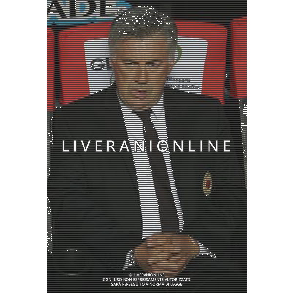 Milano 18-09-2008 coppa uefa 2008/09 milan-zurigo nella foto carlo ancelotti ph marco luzzani/ag aldo liverani s.a.s.
