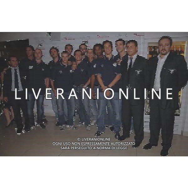 PRESENTAZIONE DELLE NUOVE MAGLIE DELLE SQUADRE FEMMINILI E MASCHILI DELLA LAZIO VOLLEY AL WHITE DI ROMA NELLA FOTO: LA SQUADRA DEL VOLLEY MASCHILE © MASSIMO BRUNI - AG. ALDO LIVERANI SAS