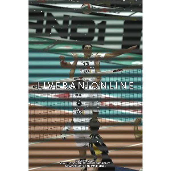 Campionato di Volley serie A partita Modena - Ferrara foto: S.Rosa/Liverani nella foto: Giani - Modena