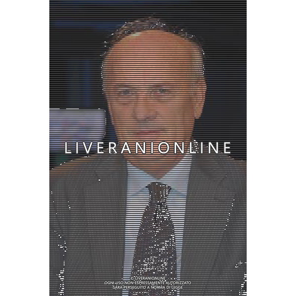 TRASMISSIONE TELEVISIVA\'CONTROCAMPO\' NELLA FOTO PAOLO CASARIN AG ALDO LIVERANI 