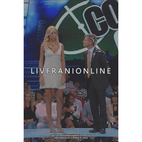 TRASMISSIONE TELEVISIVA\'CONTROCAMPO\' NELLA FOTO CRISTINA CHIABOTTO ALBERTO BRANDI AG ALDO LIVERANI 