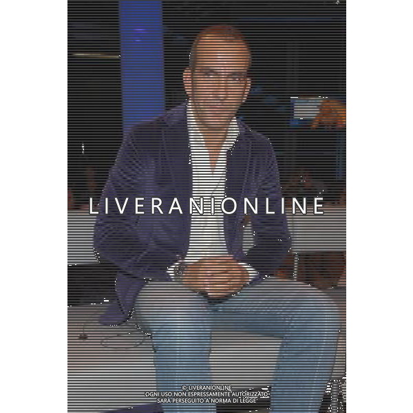 TRASMISSIONE TELEVISIVA\'CONTROCAMPO\' NELLA FOTO PAOLO DI CANIO AG ALDO LIVERANI 