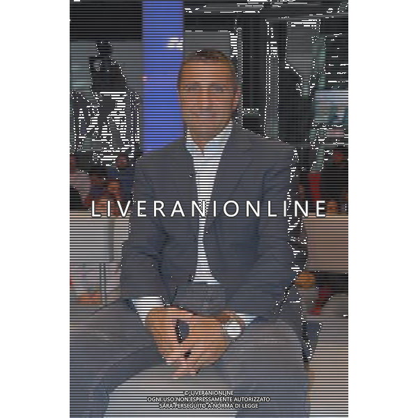 TRASMISSIONE TELEVISIVA\'CONTROCAMPO\' NELLA FOTO BRUNO GIORDANO AG ALDO LIVERANI 
