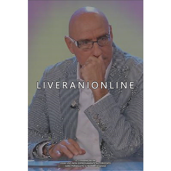 TRASMISSIONE TELEVISIVA\'GUIDA AL CAMPIONATO\' nella foto CICCIO GRAZIANI AG ALDO LIVERANI