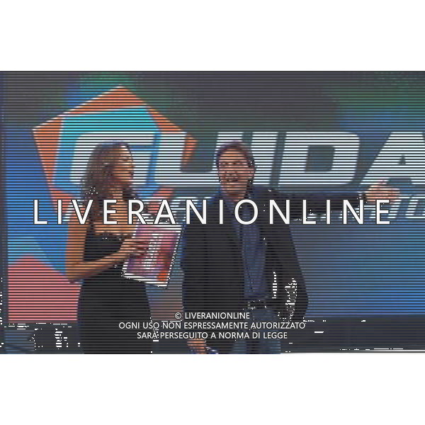 TRASMISSIONE TELEVISIVA\'GUIDA AL CAMPIONATO\' nella foto MINO TAVERI MAGDA GOMES AG ALDO LIVERANI