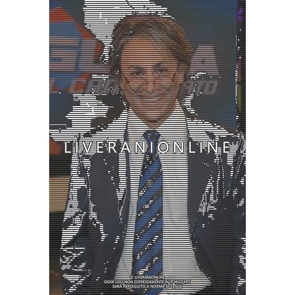 TRASMISSIONE TELEVISIVA\'GUIDA AL CAMPIONATO\' nella foto ENZO SAVI (massimo moratti) AG ALDO LIVERANI