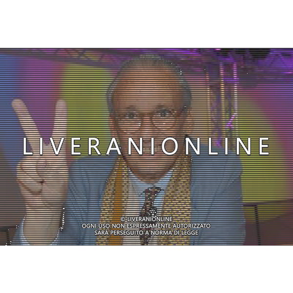 TRASMISSIONE TELEVISIVA\'GUIDA AL CAMPIONATO\' nella foto MAURIZIO MOSCA AG ALDO LIVERANI