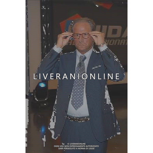 TRASMISSIONE TELEVISIVA\'GUIDA AL CAMPIONATO\' nella foto DAVIDE PRATELLI (franco ordine) AG ALDO LIVERANI
