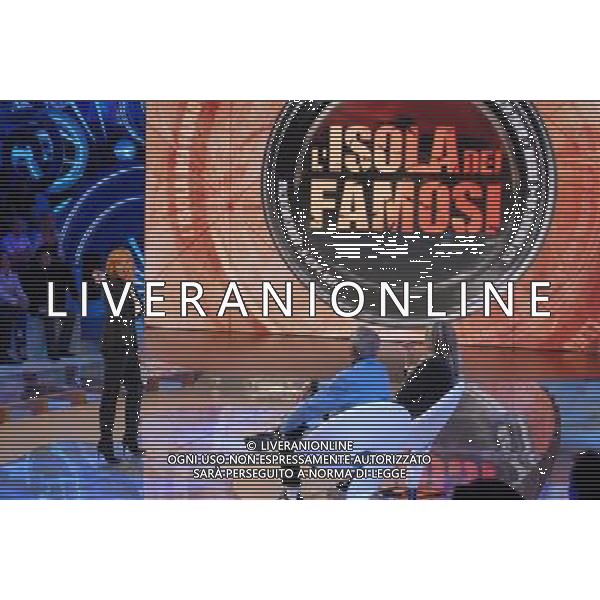 TRASMISSIONE TELEVISIVA \'ISOLA DEI FAMOSI \'2008 NELLA FOTO SIMONA VENTURA AG ALDO LIVERANI