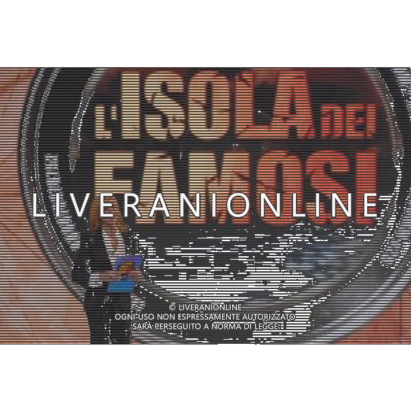 TRASMISSIONE TELEVISIVA \'ISOLA DEI FAMOSI \'2008 NELLA FOTO SIMONA VENTURA AG ALDO LIVERANI