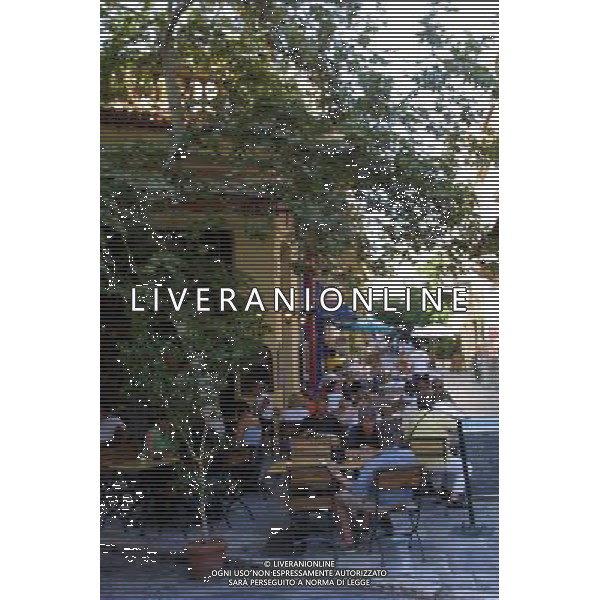 GRECIA NELLA FOTO TAVERNE ATENE FOTO ALDO LIVERANI IFC