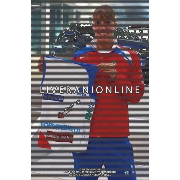 Presentazione della squadra di Volley Pallavolo Femminile Foppapedretti 2008/2009 - Bergamo 30/09/2008 nella foto Francesca Piccinini con la maglia da capitano ph pasinetti/Ag. Aldo Liverani sas