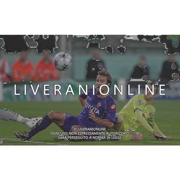 Champions League 2008/2009 Gruppo F Firenze - 30.09.2008 Fiorentina-Steaua Bucarest Nella Foto: ALBERTO GILARDINO OCCASIONE DA GOL /Ph.Vitez-Ag. Aldo Liverani