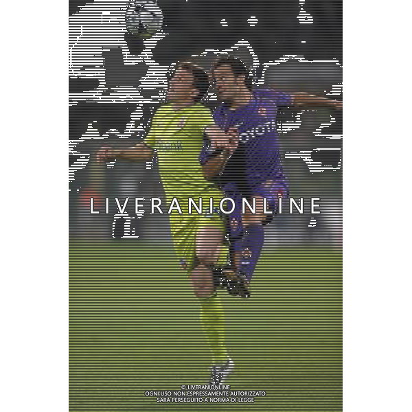 Champions League 2008/2009 Gruppo F Firenze - 30.09.2008 Fiorentina-Steaua Bucarest Nella Foto:GHIONEA SORIN-GILARDINO ALBERTO /Ph.Vitez-Ag. Aldo Liverani