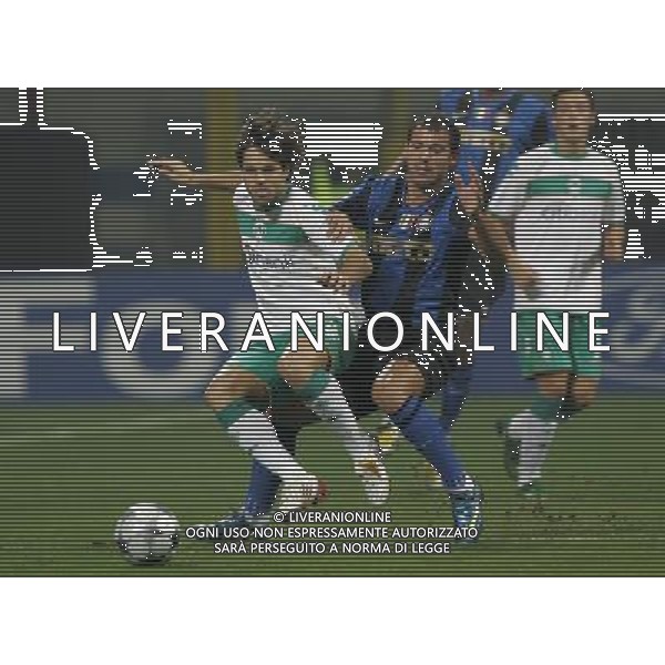 Inter - Werder Brema Champions League 01/10/2008 nella foto dejan stankovic e diego ph Luzzani/Ag. Aldo Liverani Sas