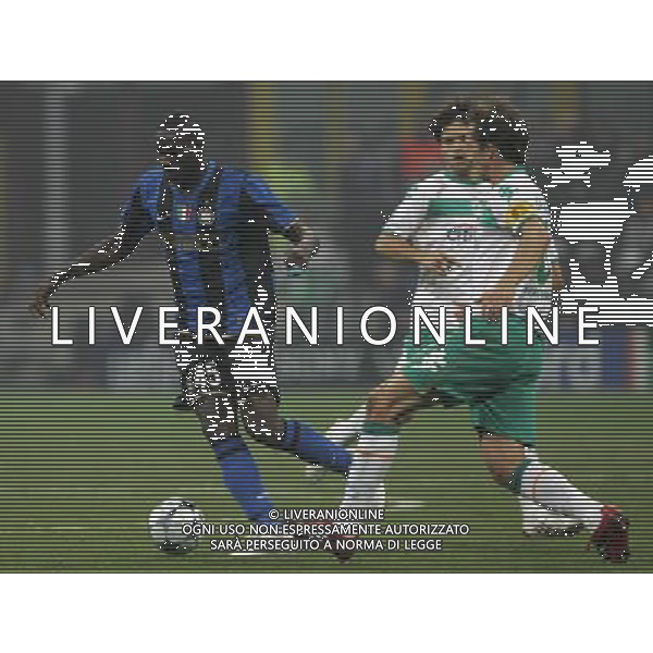 Milano 01-10-2009 champions league 2008/09 inter-werder brema 1:1 nella foto mario balotelli efrank baumann ph marco luzzani/ag aldo liverani s.a.s.