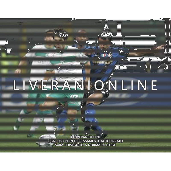 Milano 01-10-2009 champions league 2008/09 inter-werder brema 1:1 nella foto diego e dejan stankovic ph marco luzzani/ag aldo liverani s.a.s.