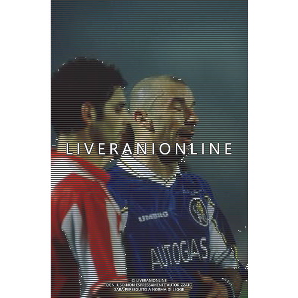 VICENZA-CHELSEA COPPA DELLE COPPE 1997/1998 NELLA FOTO GIANLUCA VIALLI AG ALDO LIVERANI