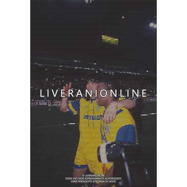 ARCHIVIO s.siro MILANO 17/05/199 finale COPPA uefa PARMA- juventus 1-1 NELLA FOTO couto e asprilla RETROSPETTIVA