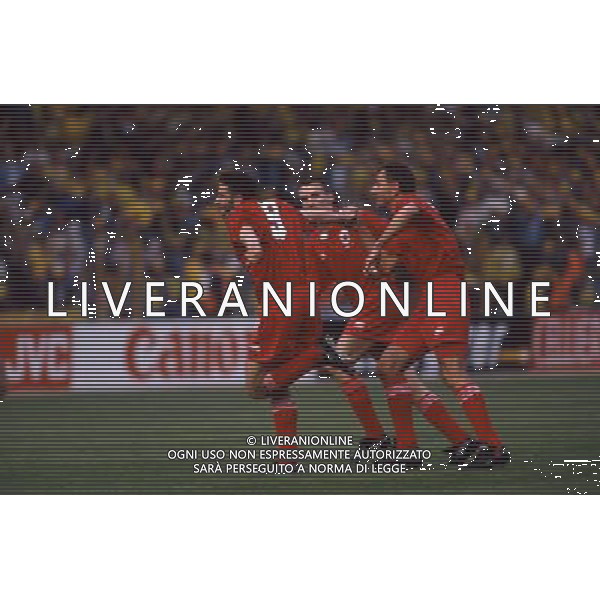 ARCHIVIO Wembley (Londra) 12/05/1993 finale COPPA DELLE COPPE PARMA- ANVERSA: 3-1 NELLA FOTO ESULTANZA ANVERSA RETROSPETTIVA
