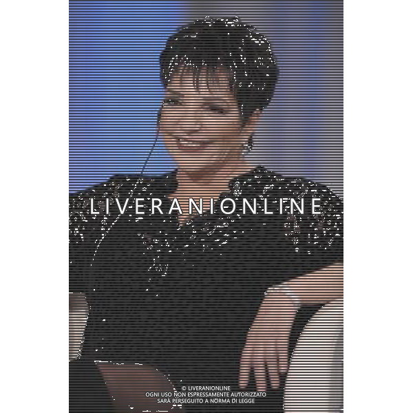 ROMA, 1 OTTOBRE 2008 PORTA A PORTA: SERATA PER LIZA MINNELLI NELLA FOTO: LIZA MINNELLI © AG. ALDO LIVERANI SAS