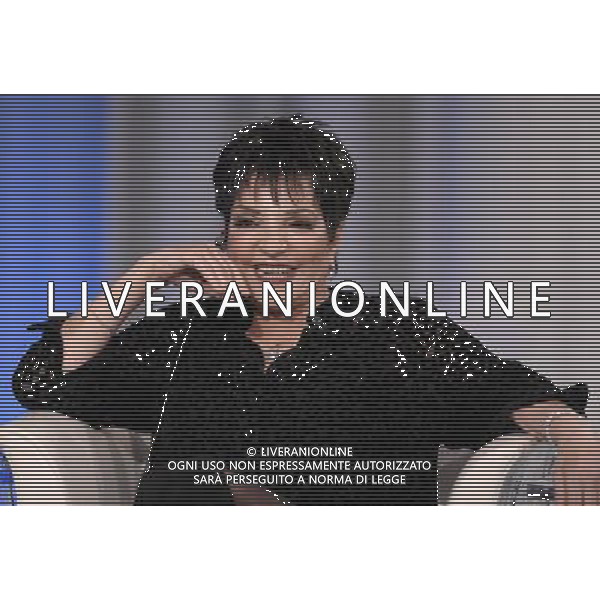 ROMA, 1 OTTOBRE 2008 PORTA A PORTA: SERATA PER LIZA MINNELLI NELLA FOTO: LIZA MINNELLI © AG. ALDO LIVERANI SAS