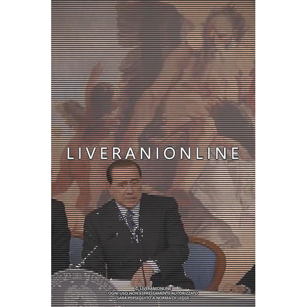 ROMA,2 OTTOBRE 2008 PRESENTAZIONE SCUOLA IN RETE NELLA FOTO: SILVIO BERLUSCONI AGENZIA ALDO LIVERANI SAS