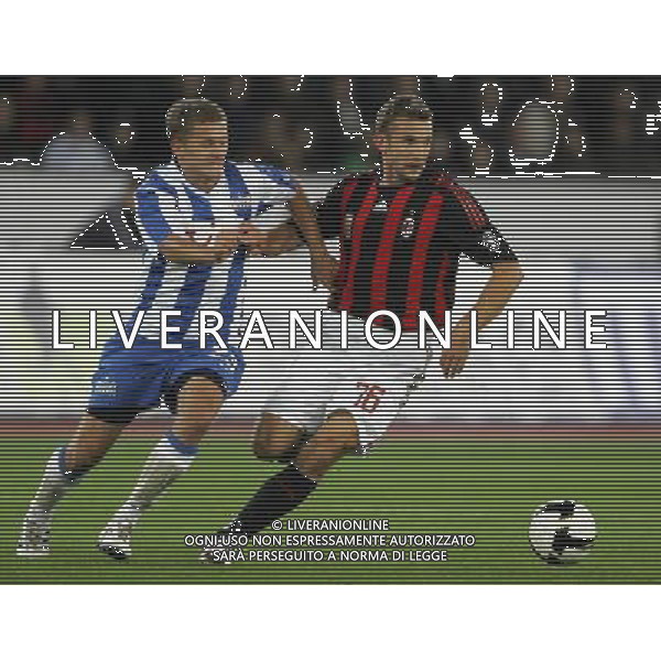 zurigo (CH) 02-1\'-2008 Coppa Uefa 2008-09 zurigo-milan 0-1 nella foto almen abdi e andriy shevchenko ph marco luzzani/ag. aldo liverani s.a.s. 