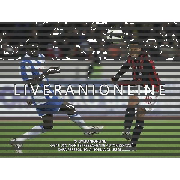 zurigo (CH) 02-1\'-2008 Coppa Uefa 2008-09 zurigo-milan 0-1 nella foto ronaldinho e anyekachi okonkwo ph marco luzzani/ag. aldo liverani s.a.s. 