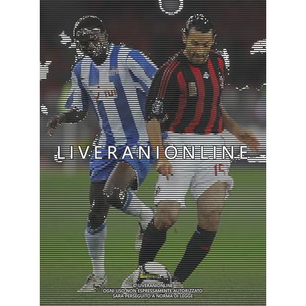 zurigo (CH) 02-1\'-2008 Coppa Uefa 2008-09 zurigo-milan 0-1 nella foto gianluca zambrotta e onyekachi okonkwo ph marco luzzani/ag. aldo liverani s.a.s. 