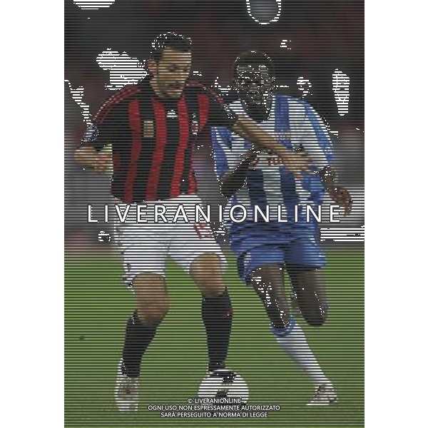 zurigo (CH) 02-1\'-2008 Coppa Uefa 2008-09 zurigo-milan 0-1 nella foto gianluca zambrotta e onyekachi okonkwo ph marco luzzani/ag. aldo liverani s.a.s. 
