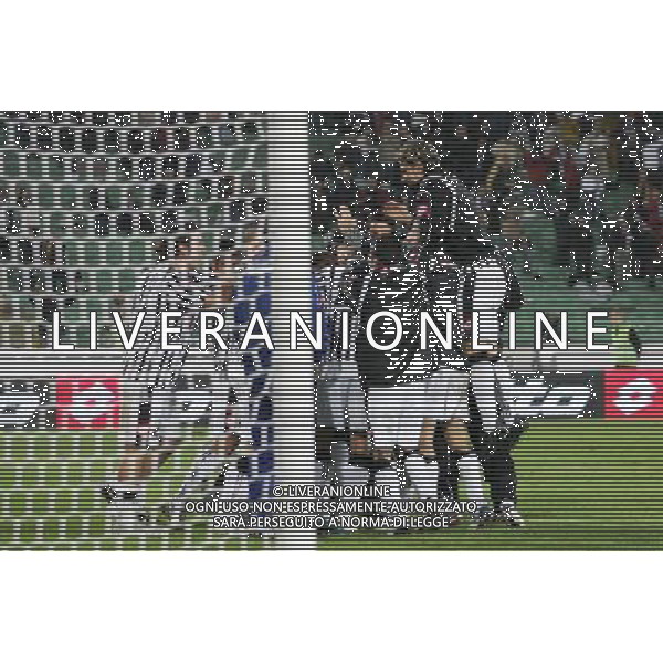 UDINE 02-10-08/01/2007 COPPA WEFFA UDINESE-BORUSSIA DORTMUND NELLA FOTO:ESULTANZA A FINE PARTITA FOTO PAOLA GARBUIO/AG.ALDO LIVERANI