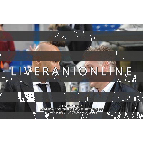 Luciano SPALLETTI / Didier DESCHAMPS - 01.10.2008 - Bordeaux / AS Roma - UEFA Champions League Photo : Henri SZWARC / Icon Sport/Ag. Aldo Liverani sas - ITALY ONLY -