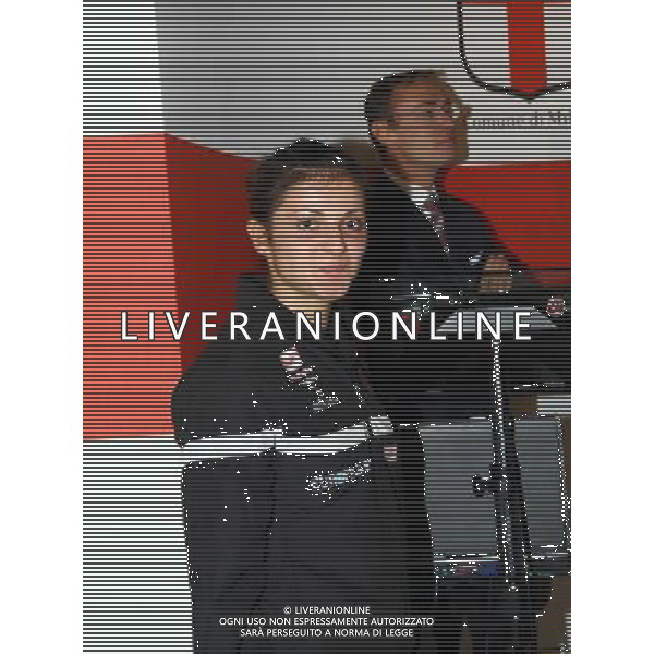 LISIENA VOLAJ CONFERENZA STAMPA PRESENTAZIONE STAGIONE AGONISTICA DI \' EUROPEA 92 ORIGINAL MARINES MILANO\', CAMPIONATO SERIE A2 PALLAVOLO FEMMINILE MILANO - PALAZZO MARINO FOTO SORANO - AG. ALDO LIVERANI SAS