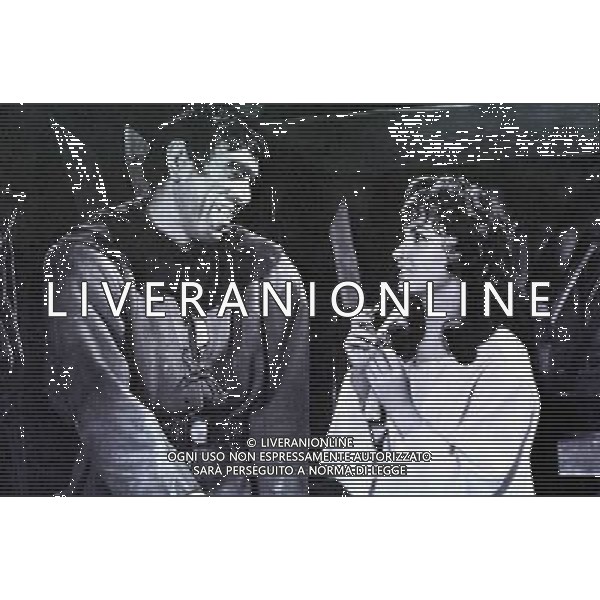 FILM\'NOTRE -DAM DE PARIS\' NELLA FOTO GINA LOLLOBRIGIDA-ANTHONY QUINN AG ALDO LIVERANI