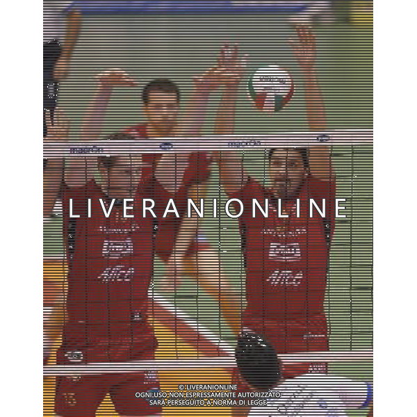 Lega Volley Serie A1 TIM 2008/2009 2°Giornata Forlì - 05.10.2008 Yoga Forlì-Sisley Treviso Nella Foto:PAPI SAMUELE-GUSTAVO ENDREA /Ph.Vitez-Ag. Aldo Liverani