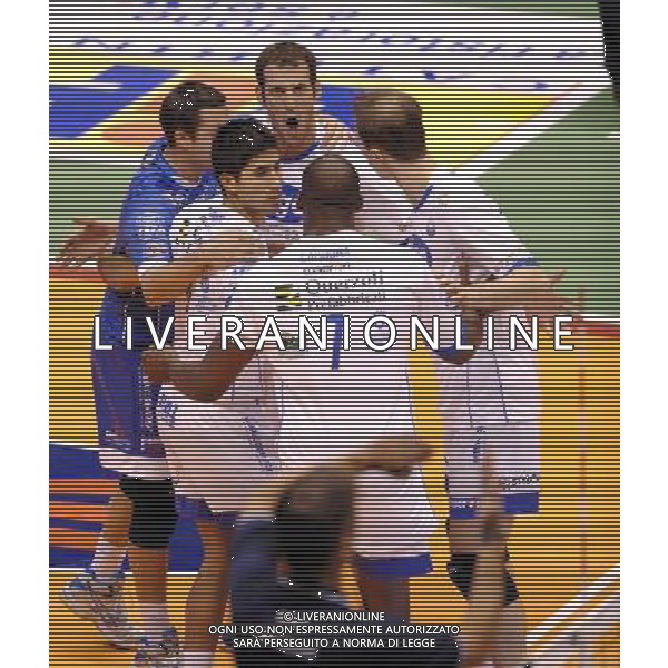 Lega Volley Serie A1 TIM 2008/2009 2°Giornata Forlì - 05.10.2008 Yoga Forlì-Sisley Treviso Nella Foto:YOGA FORLI\' GRUPPO /Ph.Vitez-Ag. Aldo Liverani