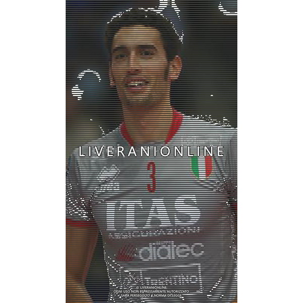 Foto Aldo Liverani/Luca Ghidoni Verona 05/10/2008 Campionato di Pallavolo serie A1 2008-2009 Marmi Lanza Verona-Trentino Volley Nella foto Emanuele Birarelli