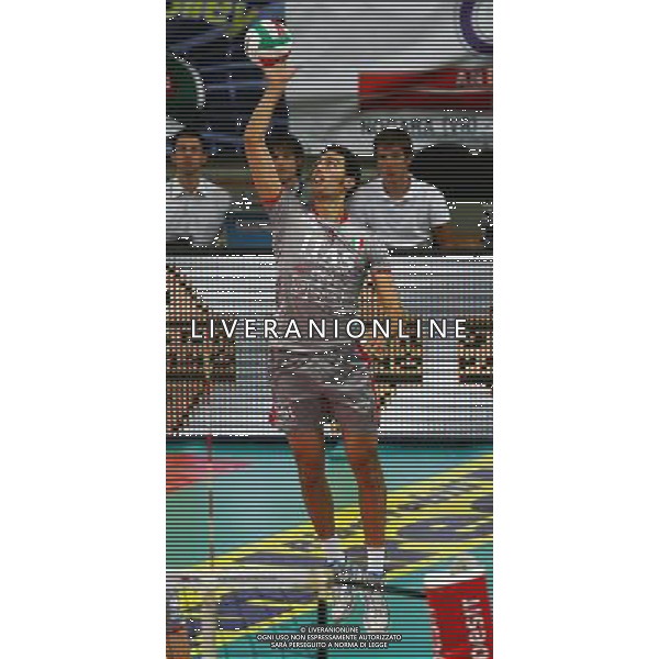 Foto Aldo Liverani/Luca Ghidoni Verona 05/10/2008 Campionato di Pallavolo serie A1 2008-2009 Marmi Lanza Verona-Trentino Volley Nella foto Emanuele Birarelli
