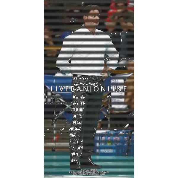 Foto Aldo Liverani/Luca Ghidoni Verona 05/10/2008 Campionato di Pallavolo serie A1 2008-2009 Marmi Lanza Verona-Trentino Volley Nella foto Alberto Giuliani